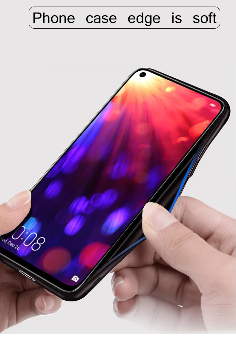 Чехол для huawei Honor View 20, чехол Mofi Honor V20, чехол на заднюю панель, костюм из ткани и хлопка, чехол для Honor View 20, темно-6,4 дюйма