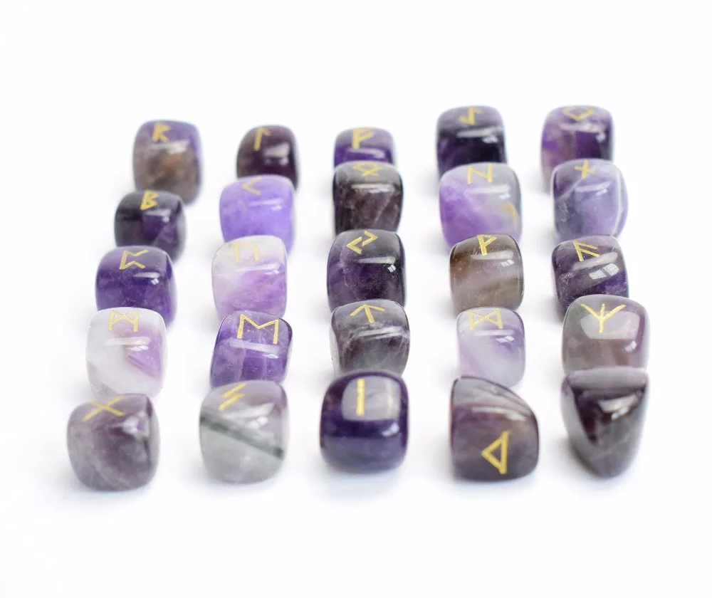 Amethyst Rune Stones (3)