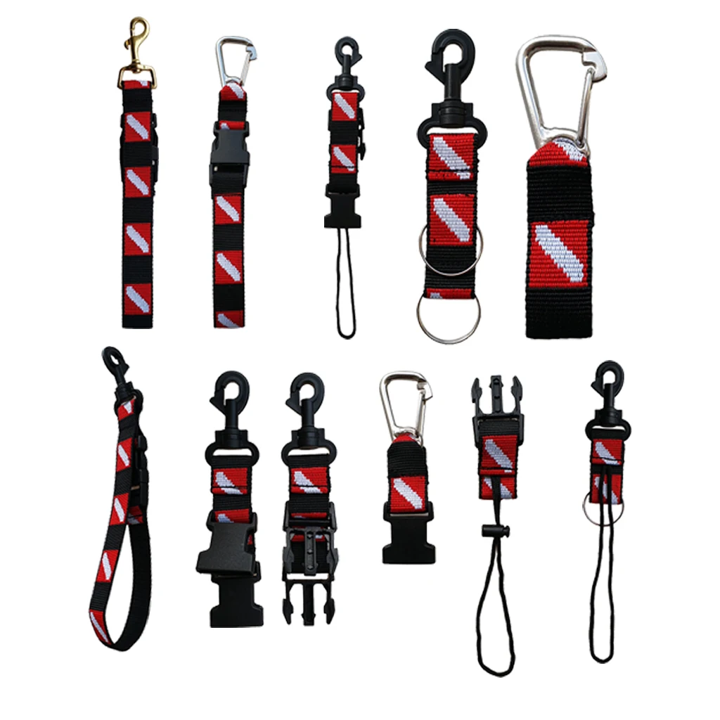 

Perfeclan Scuba Diving Fin Mask Gear Holder Keeper Lanyard Strap Safety Clip for Snorkeling Free Diving Spearfishing Swimming