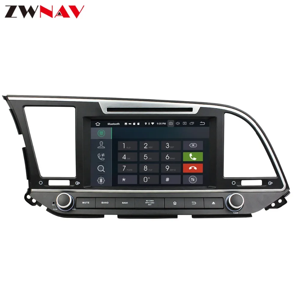 ZWANV 8 дюймов Android 9 автомобильный dvd-плеер gps навигация для hyundai Elantra- головное устройство мультимедийный плеер магнитофон