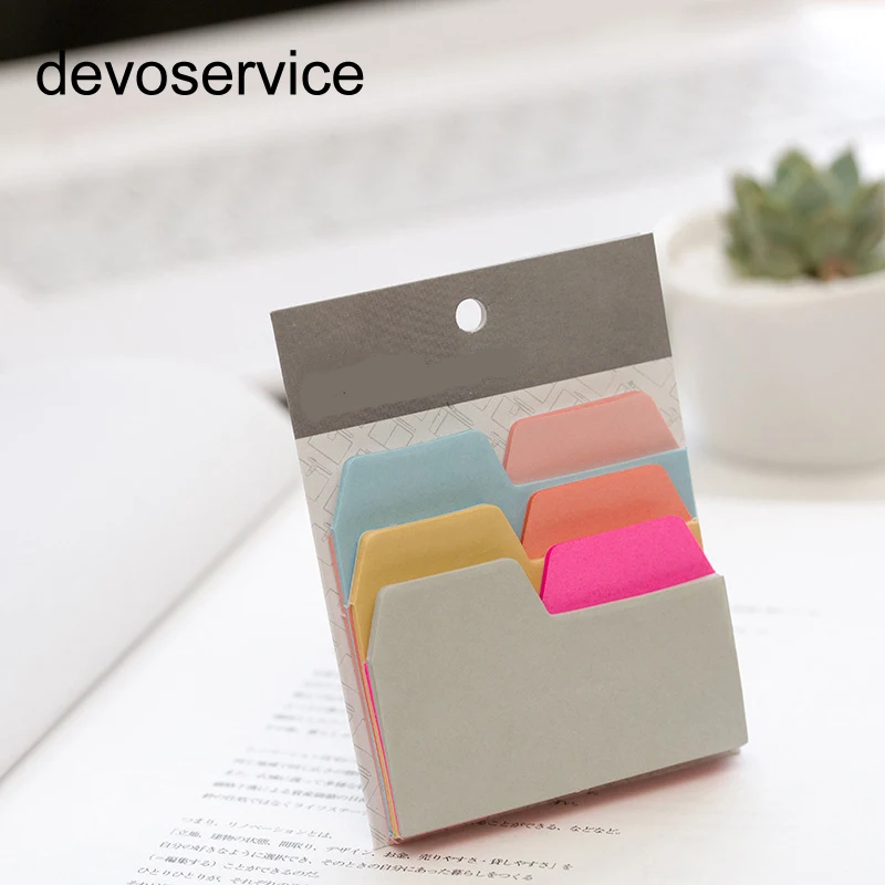 6 Colors 90 Sheets Writable Note Paper Sticky Notes Stationery Office