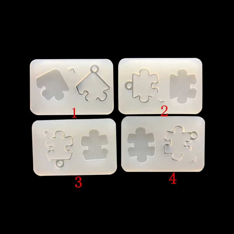 

1PC Puzzle DIY Jewelry Tool Jewelry Accessories Handmade UV Resin Epoxy Molds