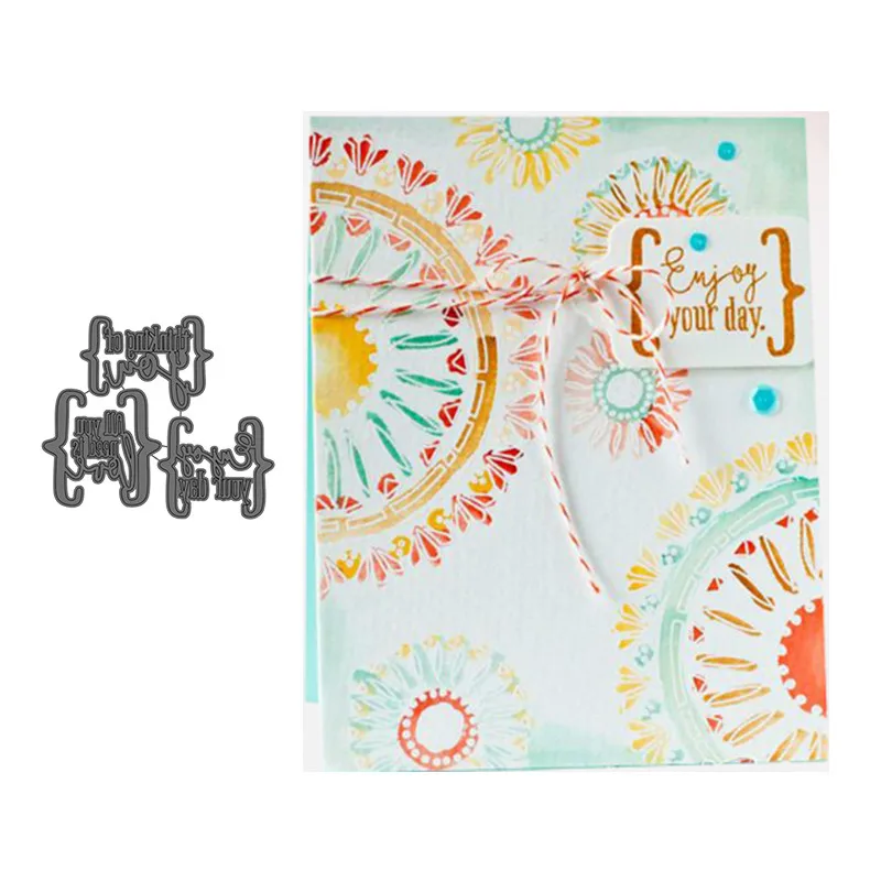 

JC Metal Cutting Dies for Scrapbooking Craft 3Pcs Love Letters Stencil DIY Album Embossing Folder Paper Cards Maker Template