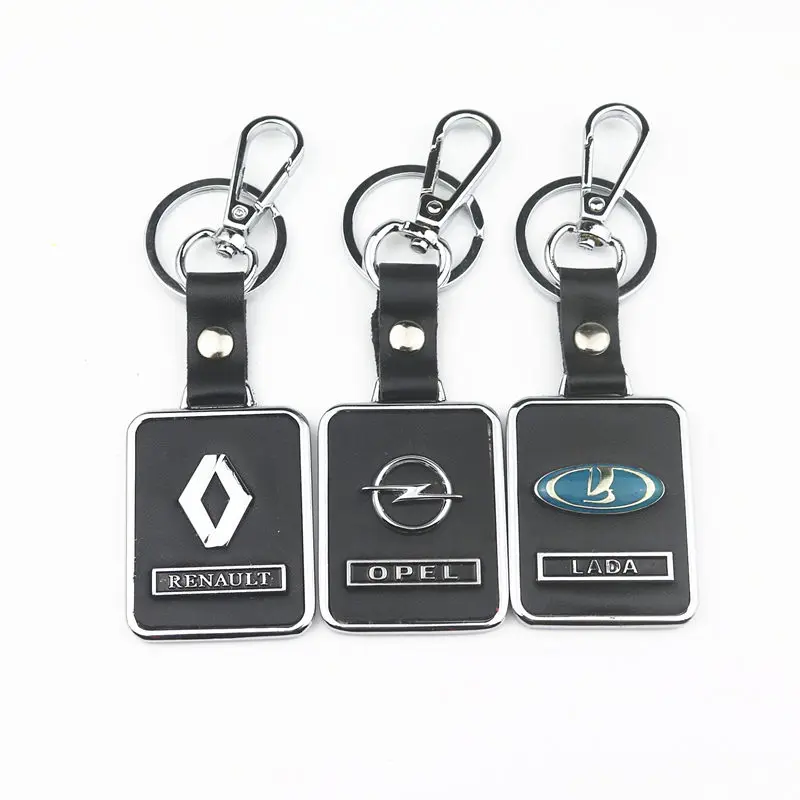 

3D Fashion Metal Car Key Ring for Brand New Auto Supplies Renault Opel Lada Emblem Keychain Reynolds Car Accessories Key Chain