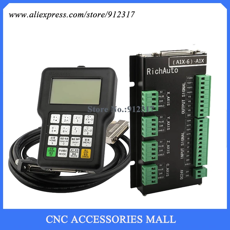 Original Richauto A18 engraving machine handle four axis linkage DSP