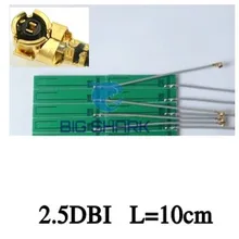 5 шт. GSM/GPRS/3g 2.5dbi Wi-Fi Встроенный pcb модуль антенна 36*7*10 мм толщина = 1 мм L = 10 см;