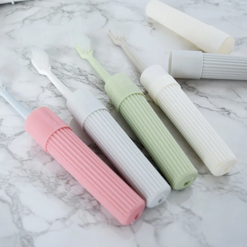 

Plastic Travel Storage Toothbrush Boxes Portable Organzier Toothbrush Container Case Outdoor Wash Tooth Box For Children