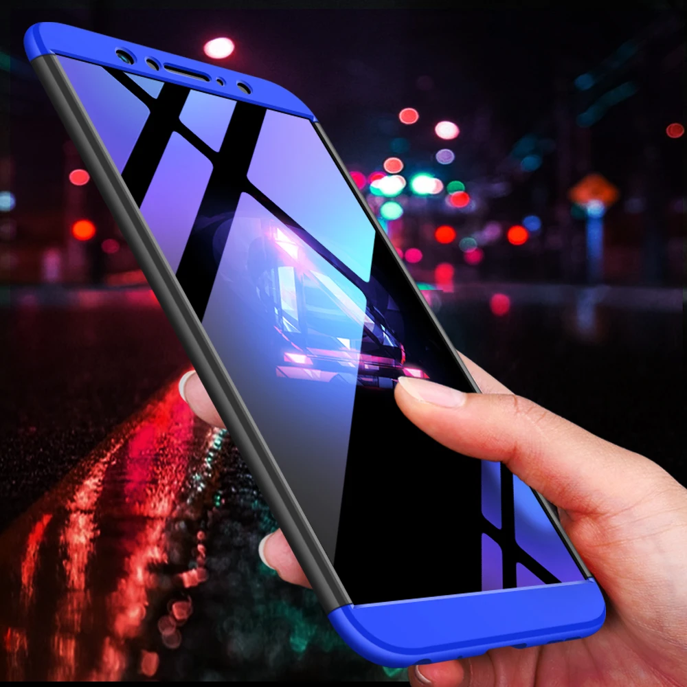 

360 Degree Full Case for Asus ZenFone Max Pro M2 ZB631KL ASUS_X01BD Tempered Glass For ASUS Zenfone Max Pro M1 ZB602KL X00TD