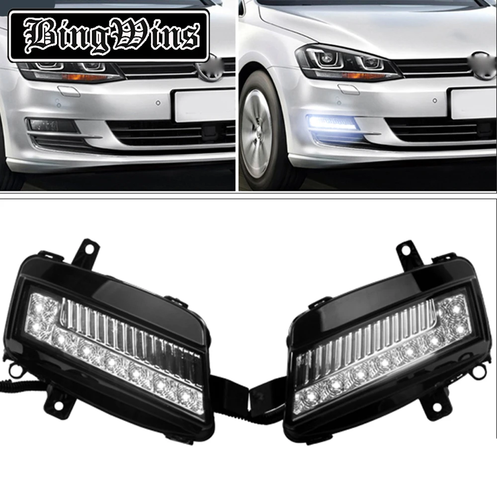 Car DRL kit for VW VOLKSWAGEN GOLF 7 2013 2014 LED Daytime Running