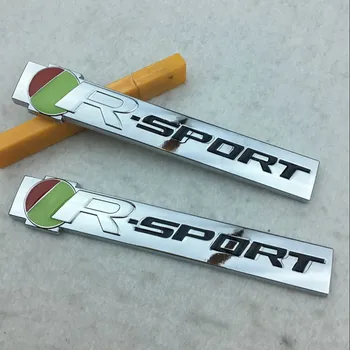 

2pcs 3D Metal R SPORT Car Rear Emblem Badge car Sticker For Jaguar XK XF XJ XFR F-Type XJS Car Accessories Car Styling