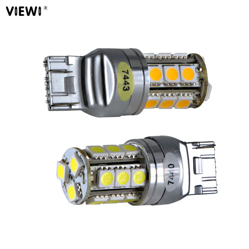 Светодиодсветодиодный лампа T20 LED W21W W21/5W WY21W 7440 7443 светодиодная Одиночная 12 В 24 4 Вт