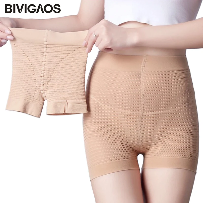 Новые женские Мини шорты BIVIGAOS суперэластичное тонкое нижнее белье с защитой от