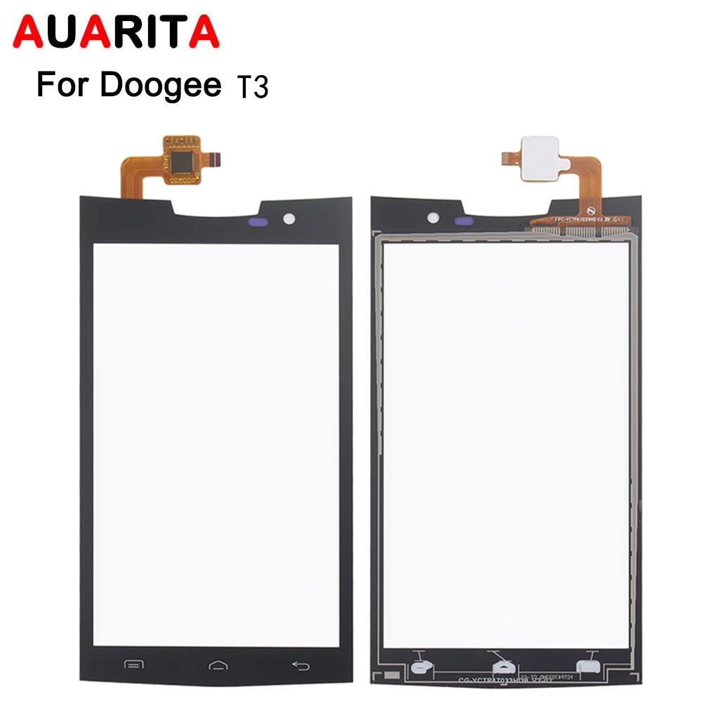 AAA quality 1pcs/lot touch panel Digitizer Touch Screen Glass for doogee T3 Digitizer Sensor