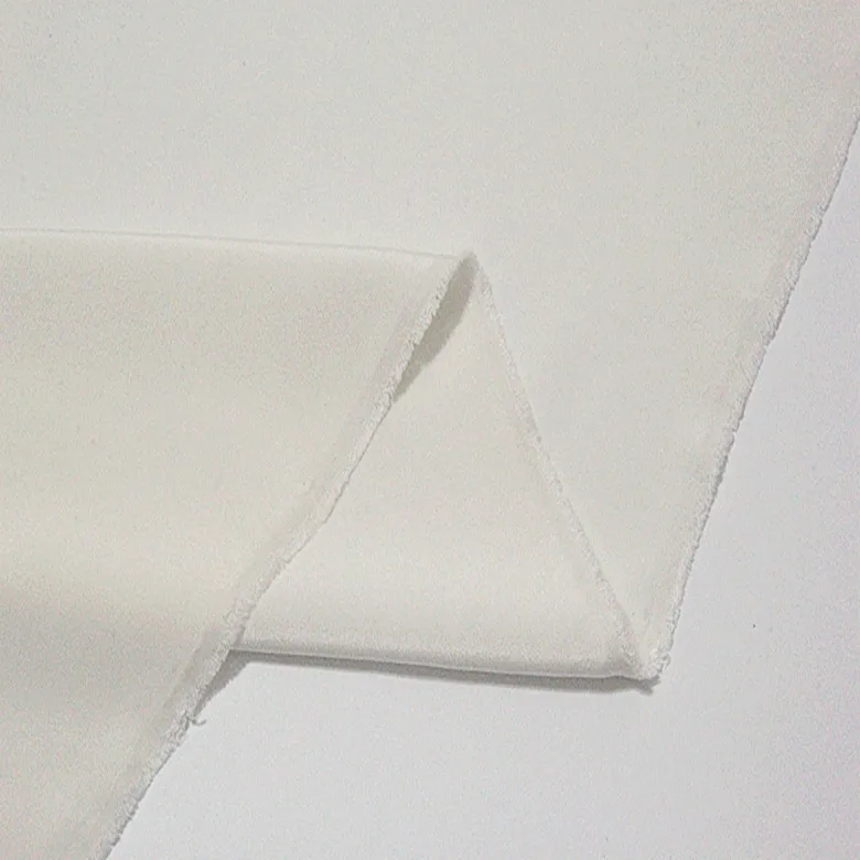 

12 mm 16 mm 18 mm Thin Crepe De Chine Silk Fabric 100% mulberry silk off white color 1 meters for sample testing
