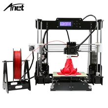 2017 anet a8 3d-принтер размер 220*220*240 точность reprap prusa i3 поделки 3D Печати Полный Акриловая с Нити и Карты и Видео Бесплатно