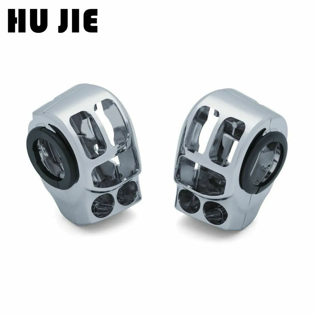 

Motorcycle Chrome Switch Housings Cover For For Harley Touring Electra Street Glide Road King 2014 2015 2016 2017 2018