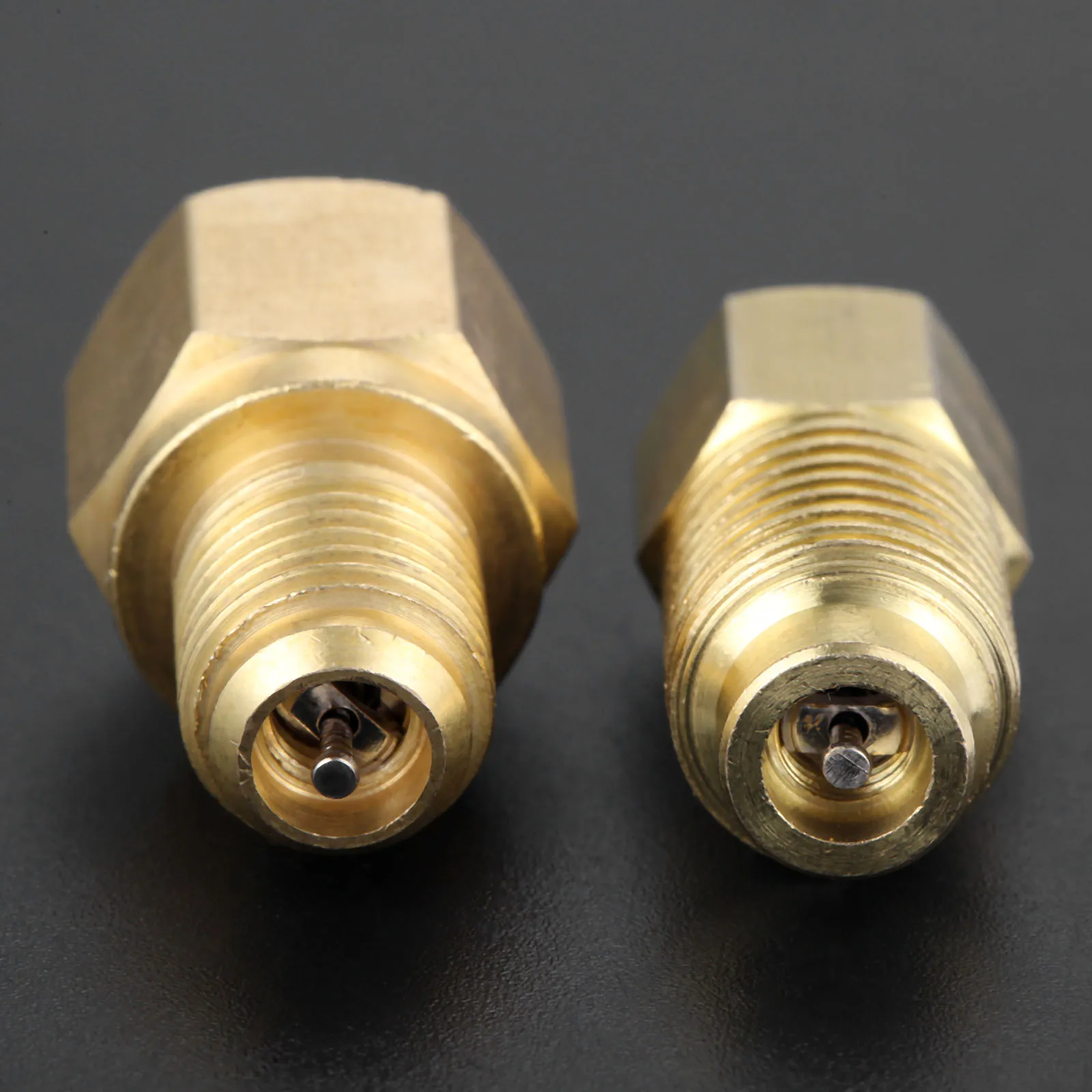 2 шт. 1/4 &quotACME Female 1/2&quot Male R134a и R22 адаптеры с сердечником клапана бак