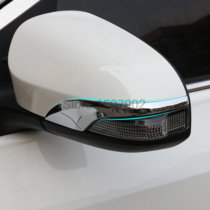 Для Toyota Corolla(e170) 2013 ABS Chrome Зеркала заднего вида отделки автомобиля Зеркала Чехлы для мангала планки 2 шт. стайлинга автомобилей
