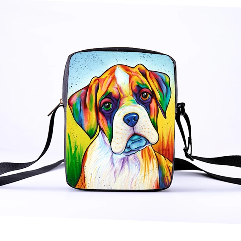 Lion Pattern Fashion Diagonal Single Shoulder Workout Bag