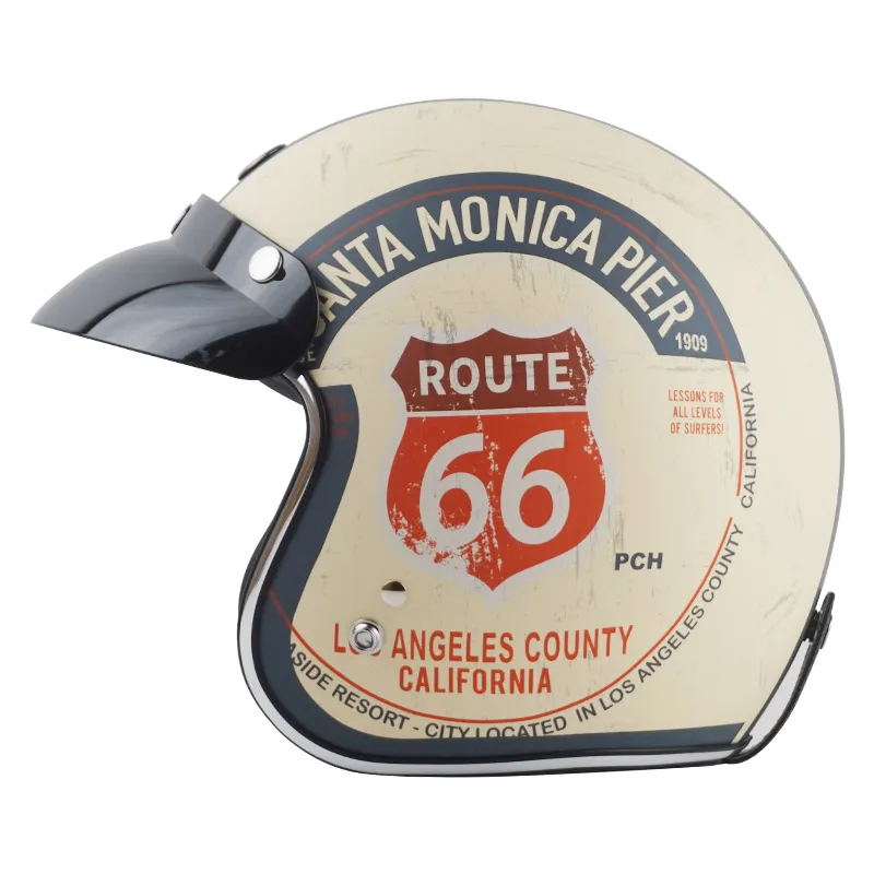 Hot sale TORC T50 Route 66 Motorcycle font b helmet b font jet Vintage font b