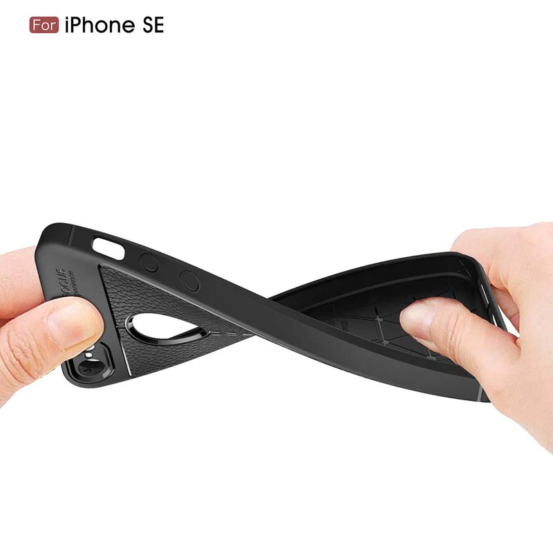 For iPhone 5S Case iPhone Se Cover Vpower Lichee Pattern Shock Proof Soft TPU Cases For Apple iPhone 5 5S Se Phone Back Covers For iPhone 5S Case iPhone Se Cover Vpower Lichee Pattern Shock Proof Soft TPU Cases For Apple iPhone 5 5S Se Phone Back Covers