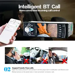 (Корабль UK) Новый 4,1 дюйма Bluetooth автомобильное радио U-блюдо/TF стерео Беспроводной удаленного Управление автомобильная стереосистема Bluetooth