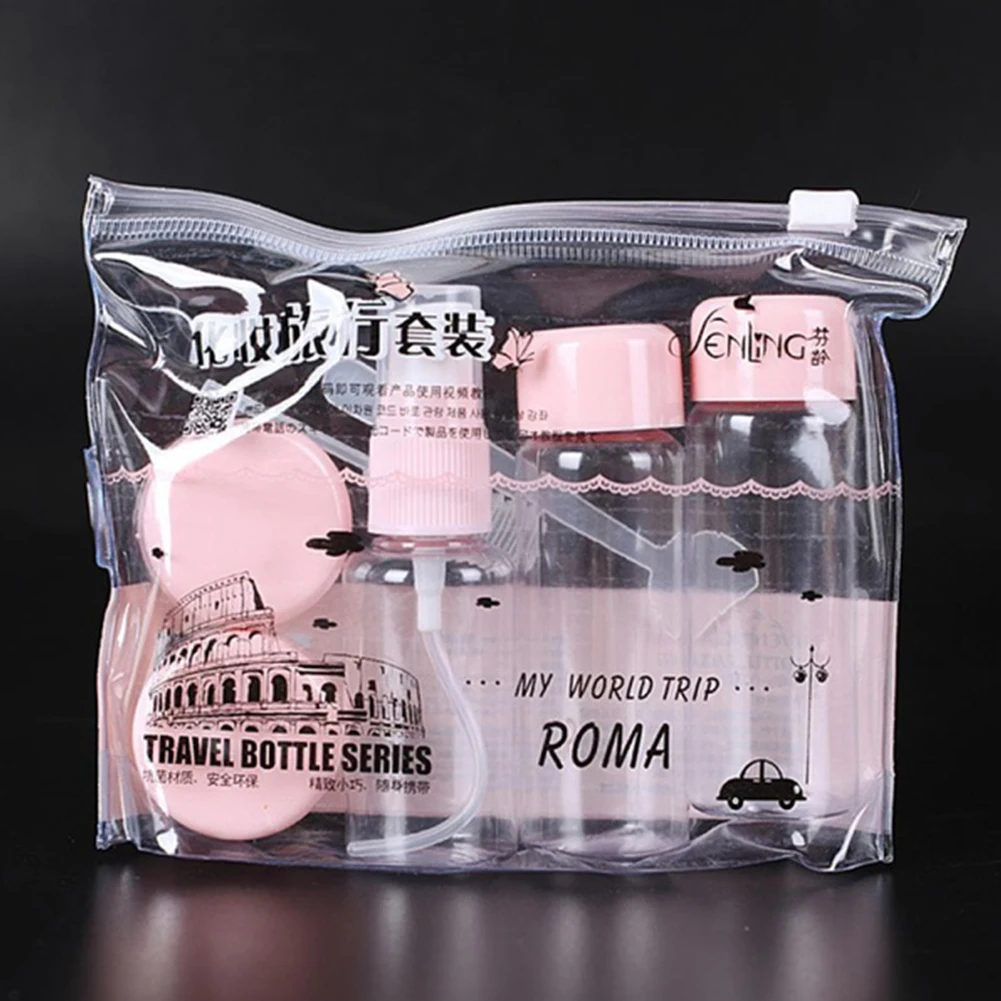 

Portable Empty Bottle Set for Makeup Liquid Containers Mini Travel Bottles Set with Bag for Travel Outdoor