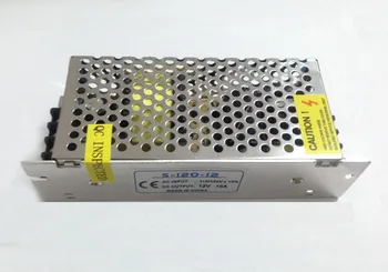 

12V 10A 120W 110V-220V Lighting Transformer,High quality LED driver for LED strip 3528 5050 power supply,DHL Free shipping