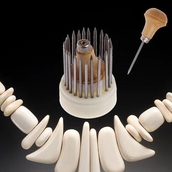 

23 Pcs Beading Grain Jewellery Tool Diamond Stone Beader Set Graver W2952001