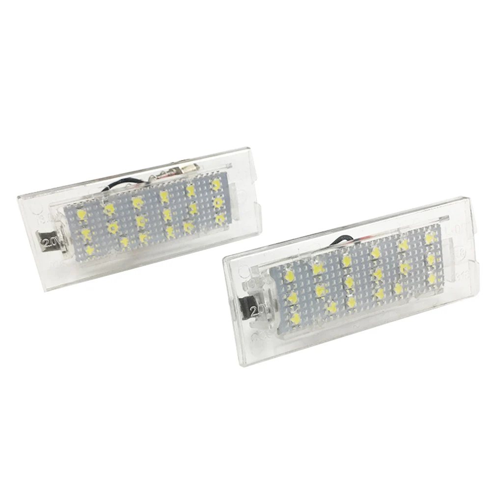 2 предмета в комплекте для BMW E53 X5 E83 X3 6000k белый 3528 Led Подсветка регистрационного