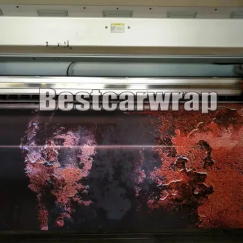 

High quality Matte Rust Vinyl Wrap Film For Car Wrap style vehicle styling Unique Rust- Wrapping / Air Release 1.52 x 30m/Roll