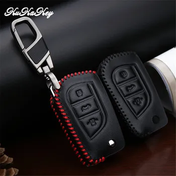 

Car Key Case Cover For Toyota Avensis Corolla Prius Camry Vitz RAV4 C-HR Yaris Auris Keychain Keyrings Protective Key Shell Skin