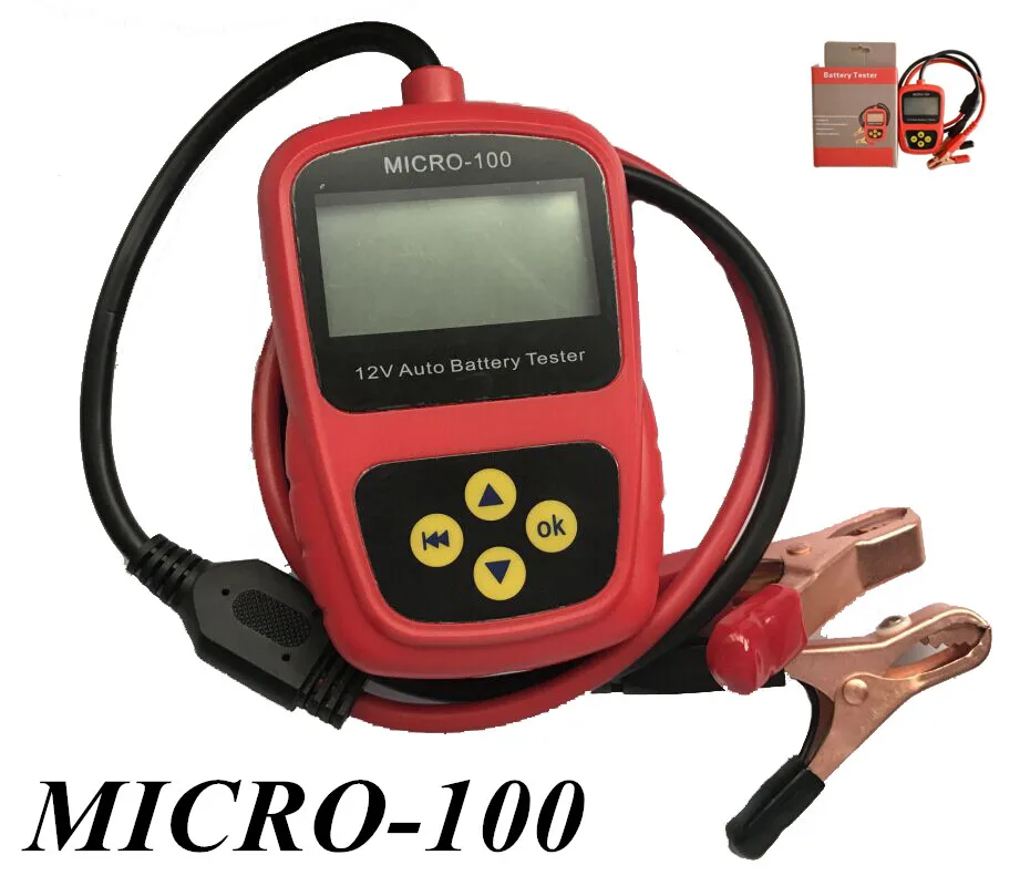 Lancol Профессиональный MICRO-100 Лидер продаж диагностический инструмент цифровой автомобильный тестер батареи диагностические инструменты 12 в автомобильный тестер анализ