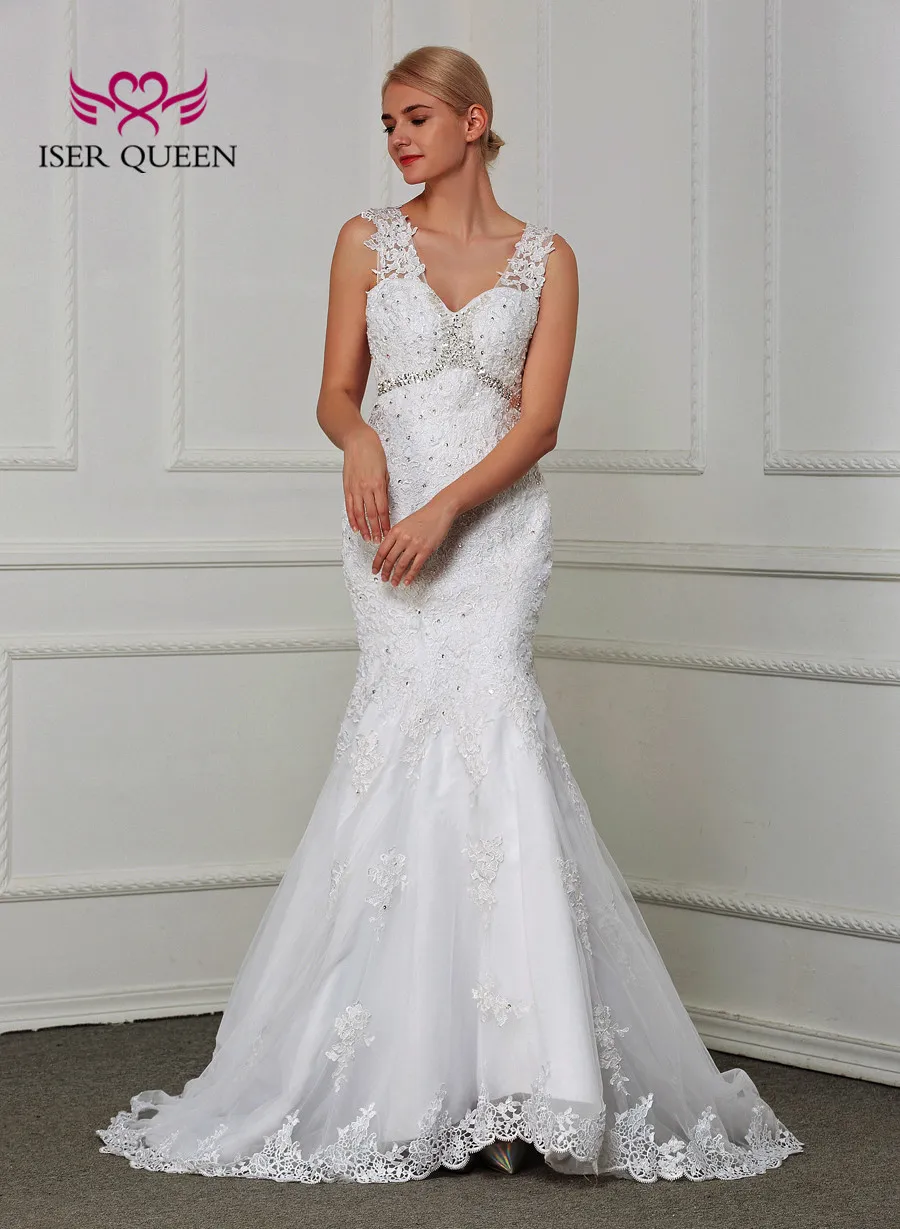 Crystal Embroidered Wedding Dress