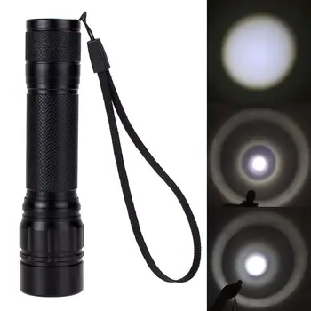 

Skywolfeye Zoomable 3-mode 2000LM Q5 LED Portable Light Flashlight Torch Adjustable Focus Lamp Light Waterproof Flashlight