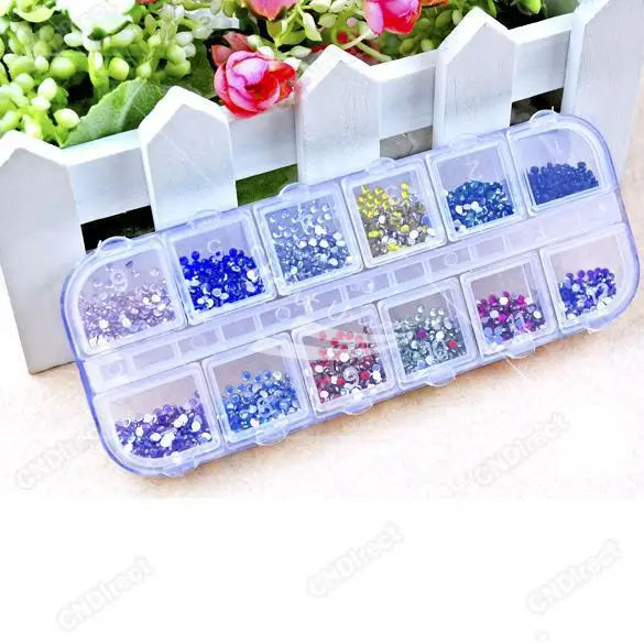 3000 pcs Mix Color Teardrop Nail Art Rhinestones Deco Glitters Gems | Красота и здоровье