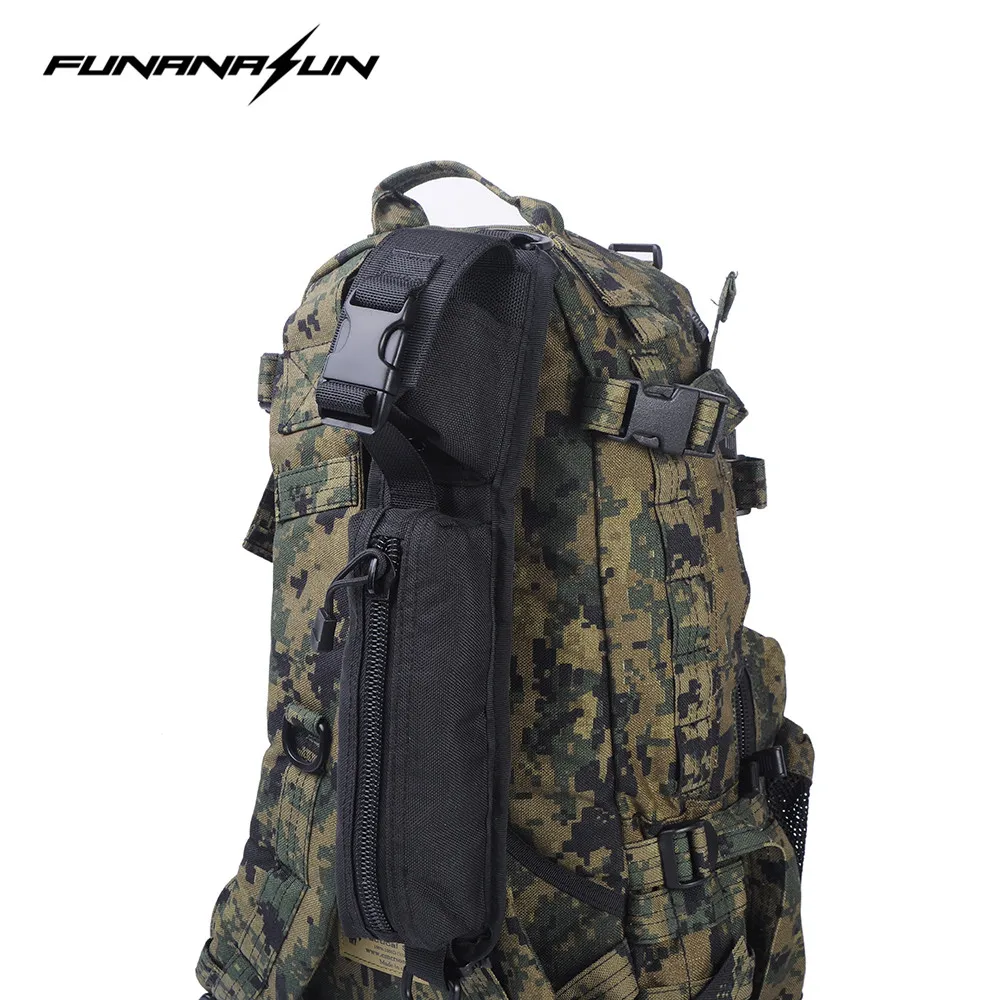 Tactical Molle Camping EDC Tool Compact Pouch Quick Rapid Flashlight Single Shoulder Strap Bag Sundries Accessory Pack