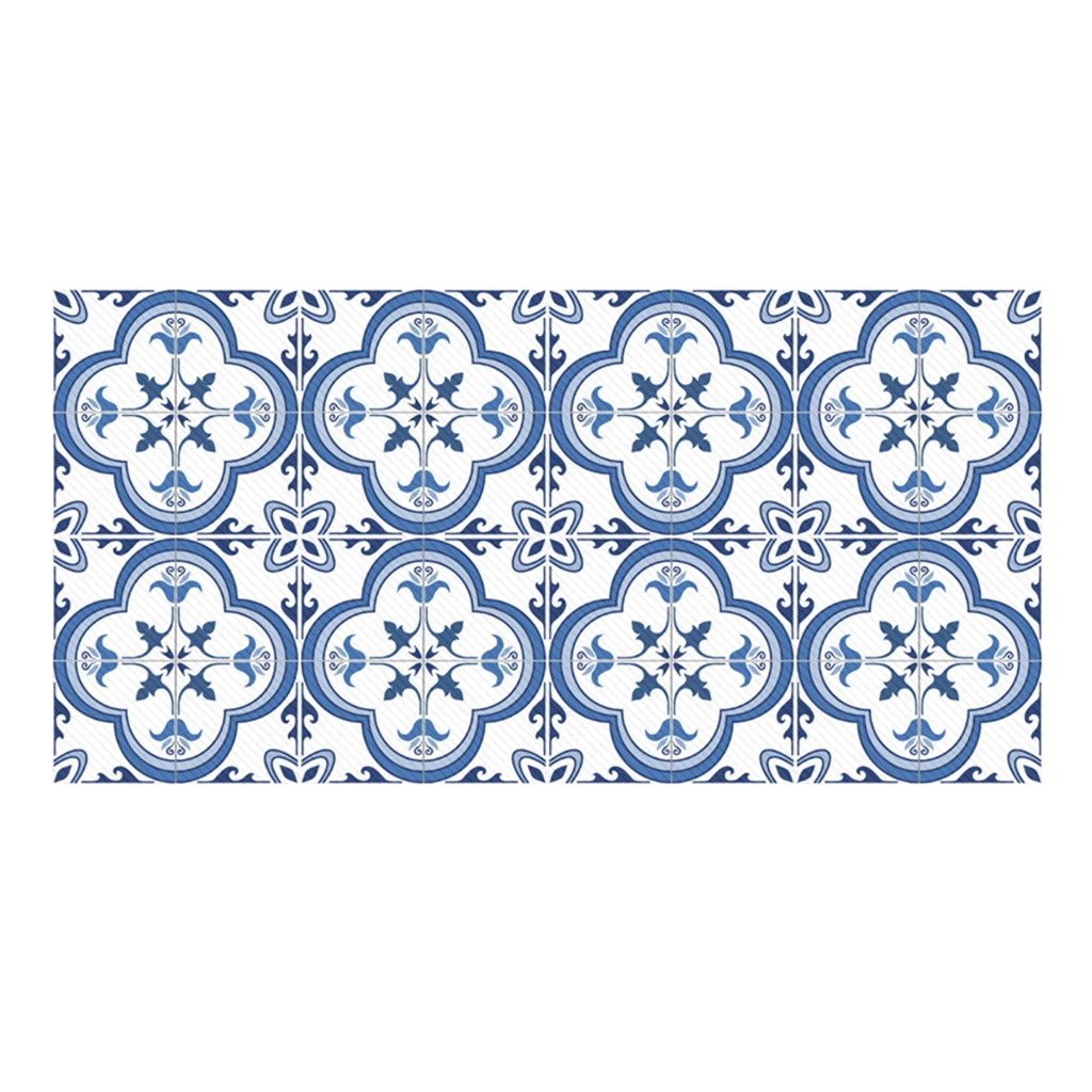 Waterproof Kitchen Wall Tile Sticker Adhesive Peel&Stick Tile Decal Waterproof Bathroom Wall Sticker Decor For Home Decoration