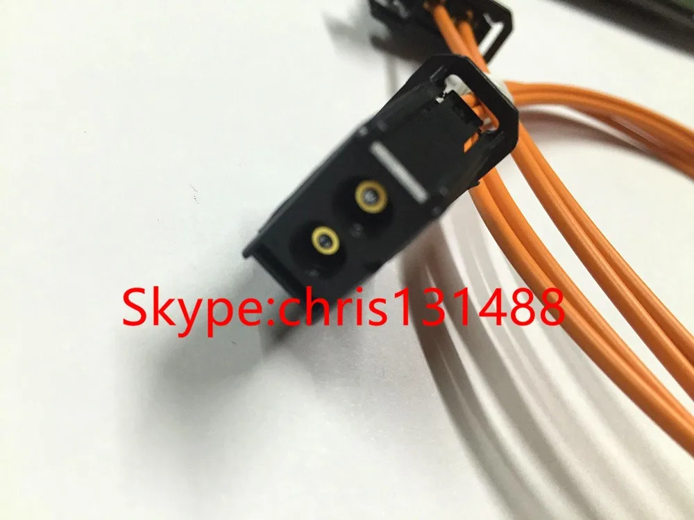 

100% origianl new optical fiber cable most cable 80cm for BMW A-UDI AMP Bluetooth car GPS car fiber cable for nbt cic 2g 3g 3g+
