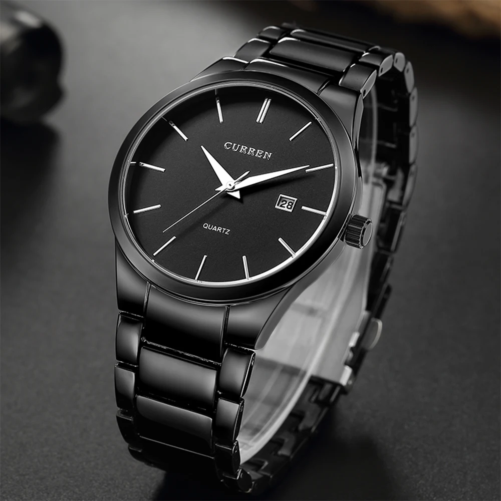 

Curren Quartz Watch Men Military Wrist Watches Men Full Steel Men Business Watch Clock Waterproof Relogios