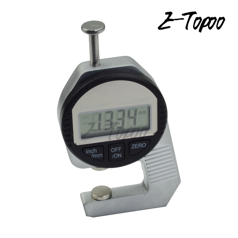 Digital thickness gauge 0 12.7mm/ 0.01 mm/inch electronic thickness