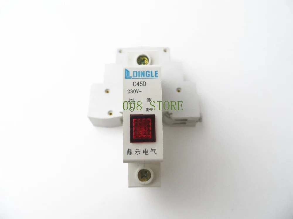 

circuit breaker indicator light signal lamp 230V red new