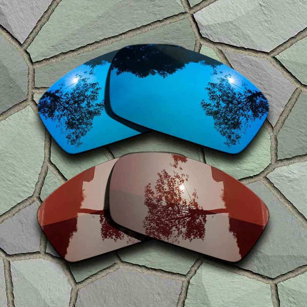 Blue-Bronze Brown Солнцезащитные очки поляризованные Сменные линзы для солнцезащитных очков - Цвет линз: Blue-Bronze Brown