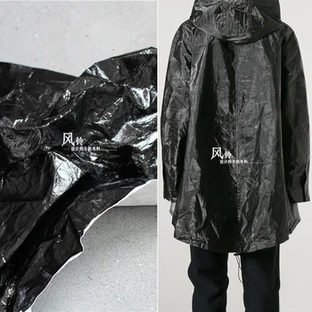 

100cm*50cm Washed bright black coating paper breathable waterproof fabric