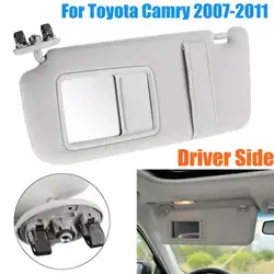 Автомобильный солнцезащитный козырек новый левый/водительский боковой солнцезащитный козырек серый для 2007-2011 Toyota Camry без крыши