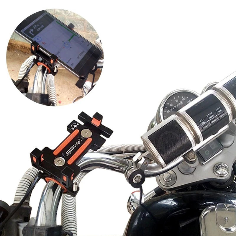  Universal Legierung Bike Halter Einstellbar Telefon Montieren auf Bike für Radfahren Lenker Stehen 