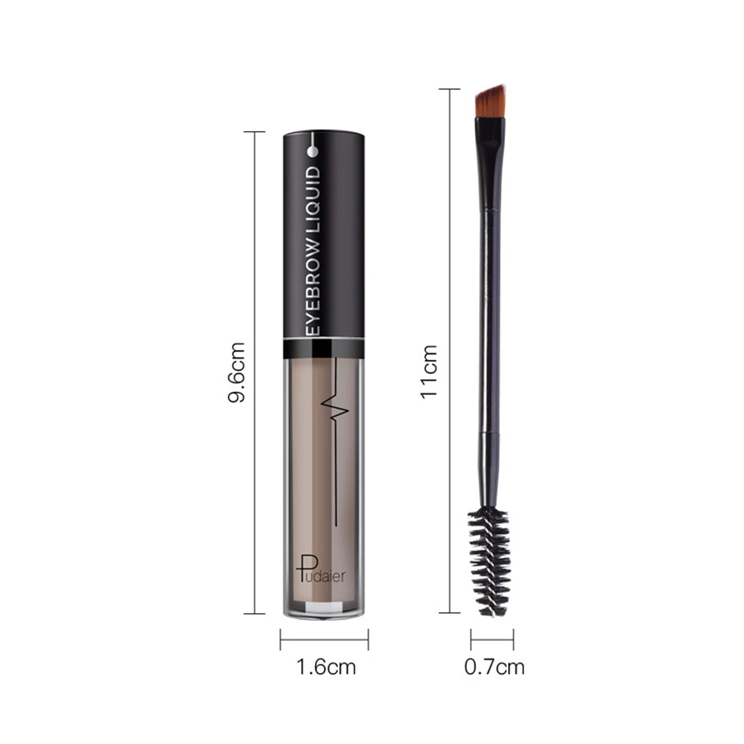 Waterproof Eyebrow Enhancers Eyebrow Gel Liquid EyeBrow With double-ended Makeup brush cosmetics tools use in professional