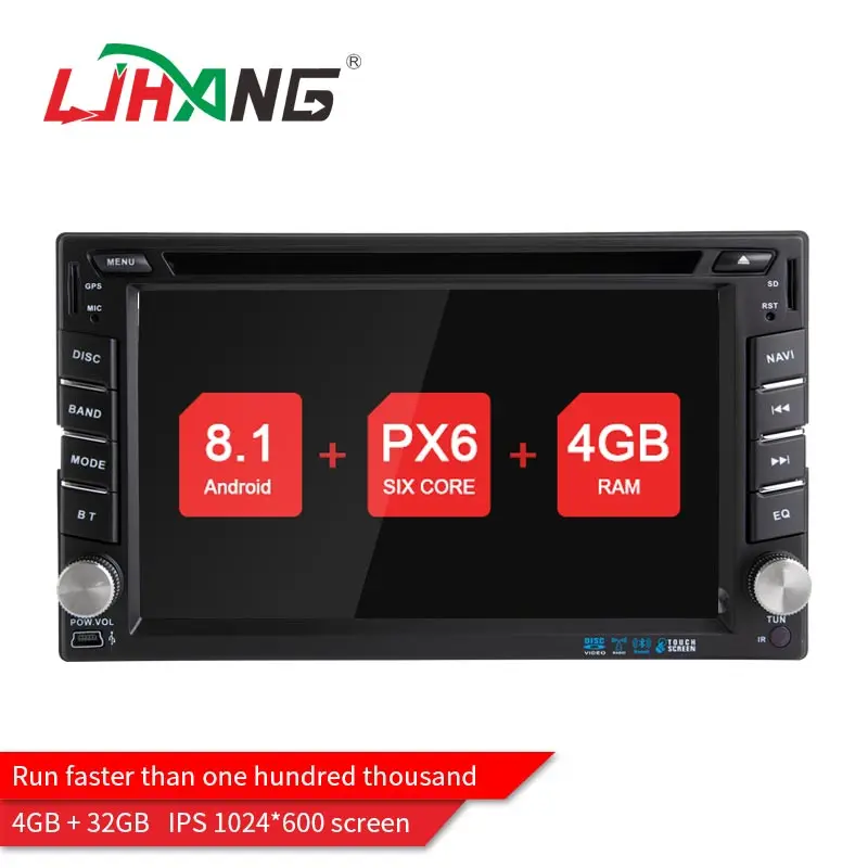 

LJHANG IPS Screen Android 8.1 Car Multimedia Player 1024*600 Universal GPS Navigation autoradio Stereo Audio wifi DAB+ RDS TMPS