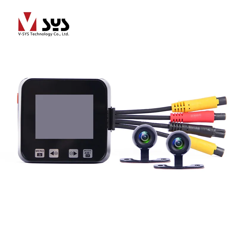 

VSYS C6 Motorcycle Cam DVR Camera Recorder Dual Separate Waterproof Lens GPS G-Sensor Support for Honda