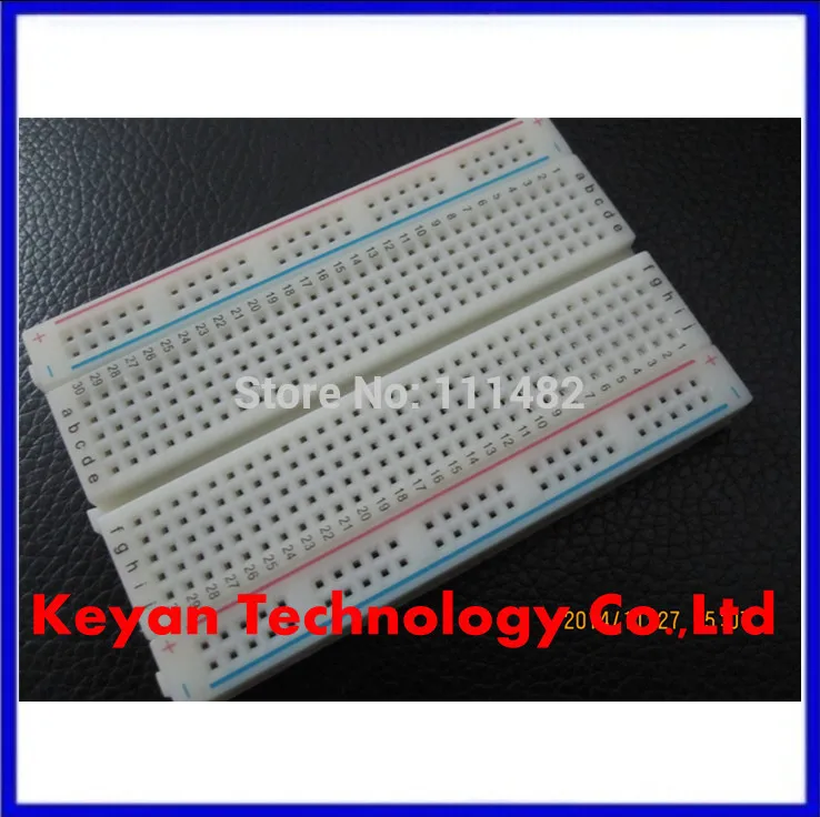

20pcs Quality mini bread board / breadboard 8.5CM x 5.5CM 400 holes
